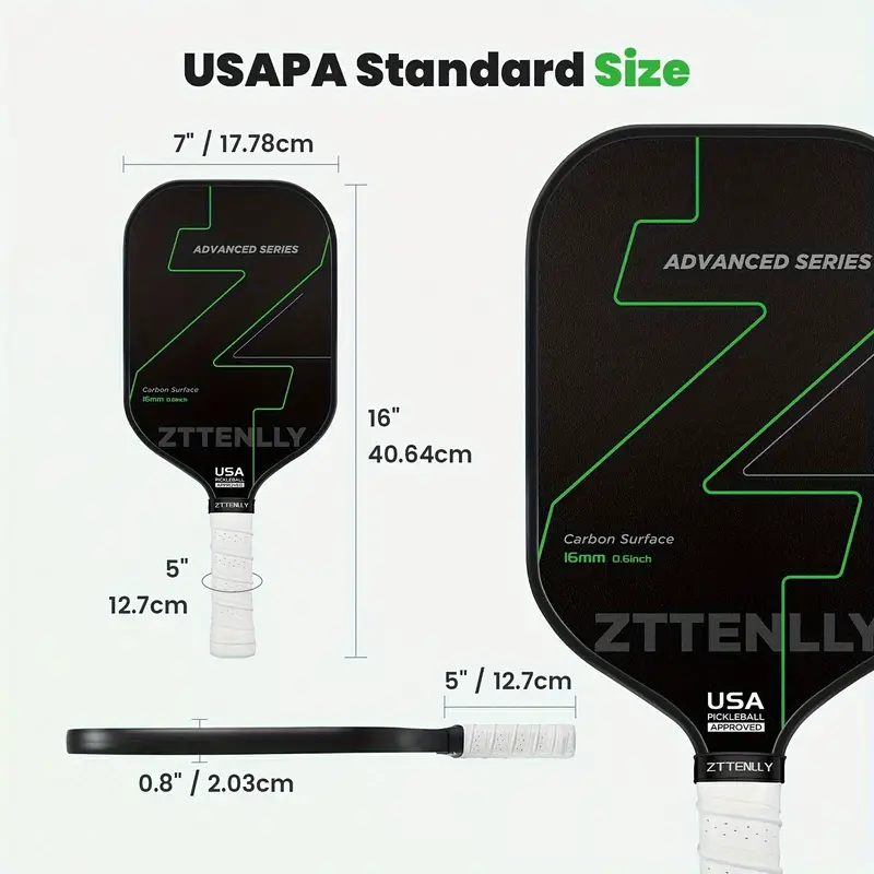 NNEDSZ T300 Graphite Carbon Fiber Pickleball Paddles Pickle Ball Racket Racquet-3