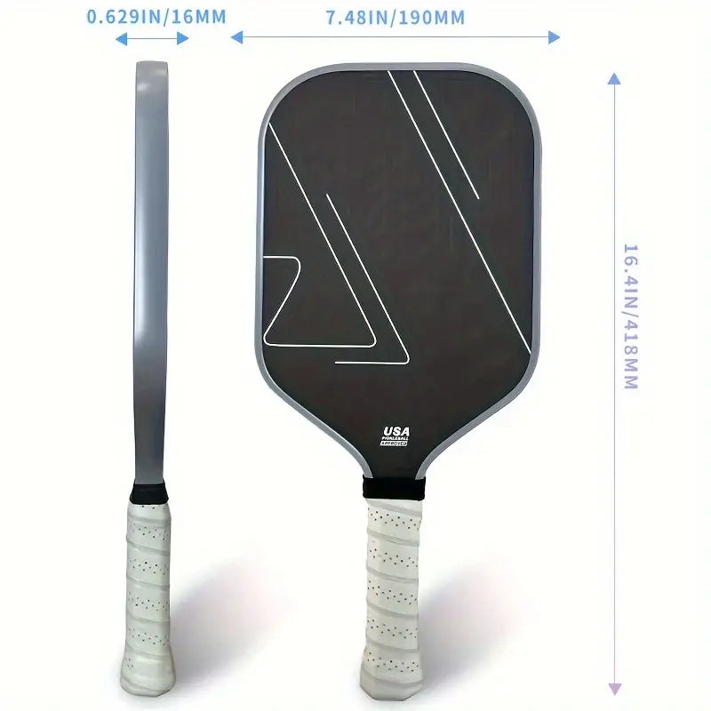 Ultra-Durable Carbon Fiber T700 Pickleball Paddle for Pro Performance-3