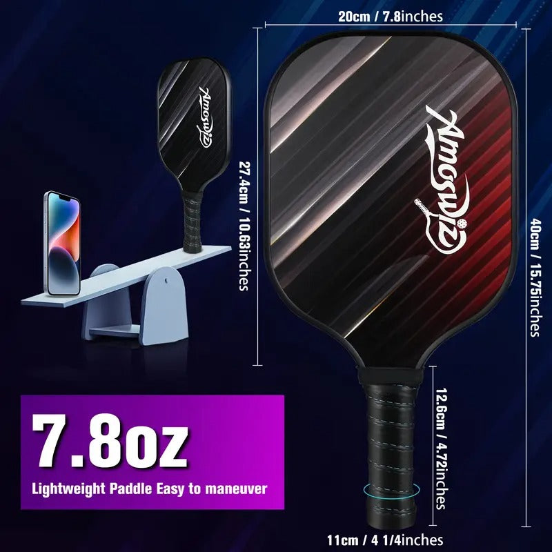 Pickleball Paddle Set with Balls & Bag (4pcs)-3